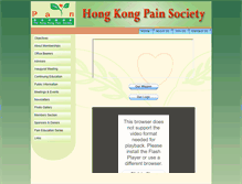 Tablet Screenshot of hkpainsociety.org